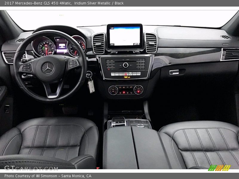 Iridium Silver Metallic / Black 2017 Mercedes-Benz GLS 450 4Matic