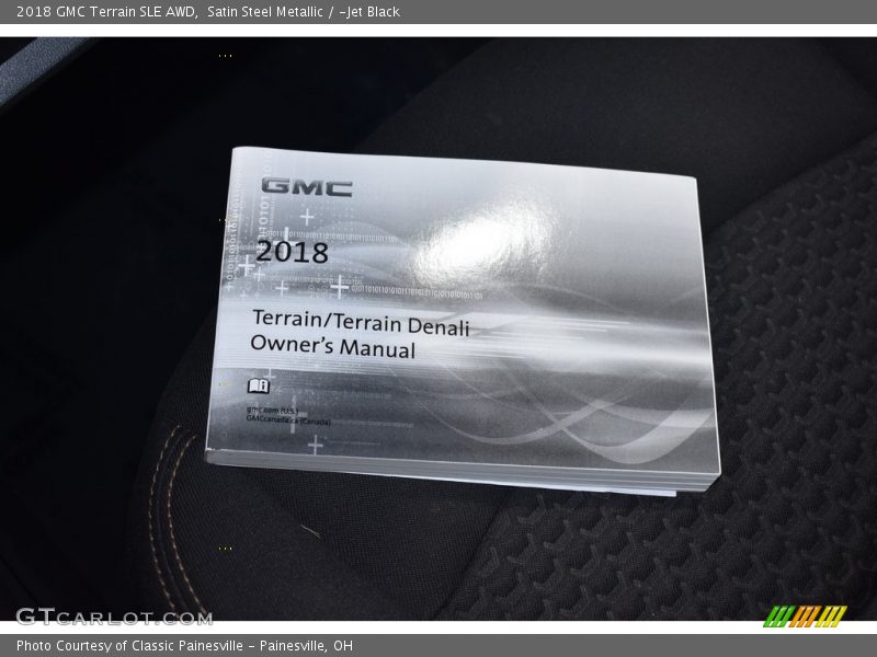 Satin Steel Metallic / ­Jet Black 2018 GMC Terrain SLE AWD
