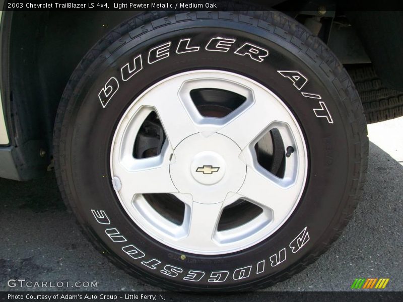 Light Pewter Metallic / Medium Oak 2003 Chevrolet TrailBlazer LS 4x4