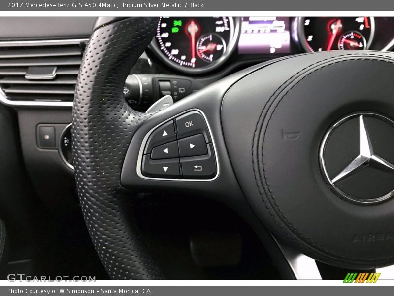 Iridium Silver Metallic / Black 2017 Mercedes-Benz GLS 450 4Matic