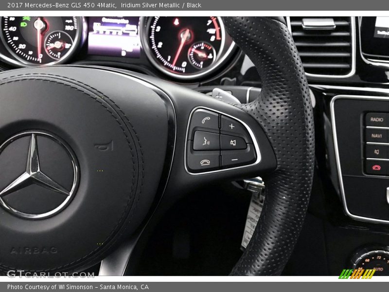 Iridium Silver Metallic / Black 2017 Mercedes-Benz GLS 450 4Matic