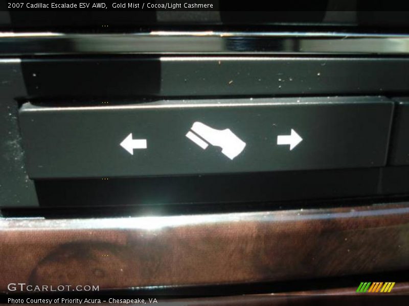 Gold Mist / Cocoa/Light Cashmere 2007 Cadillac Escalade ESV AWD