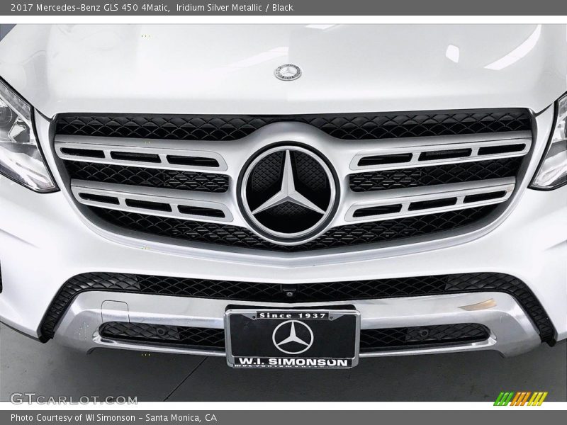 Iridium Silver Metallic / Black 2017 Mercedes-Benz GLS 450 4Matic