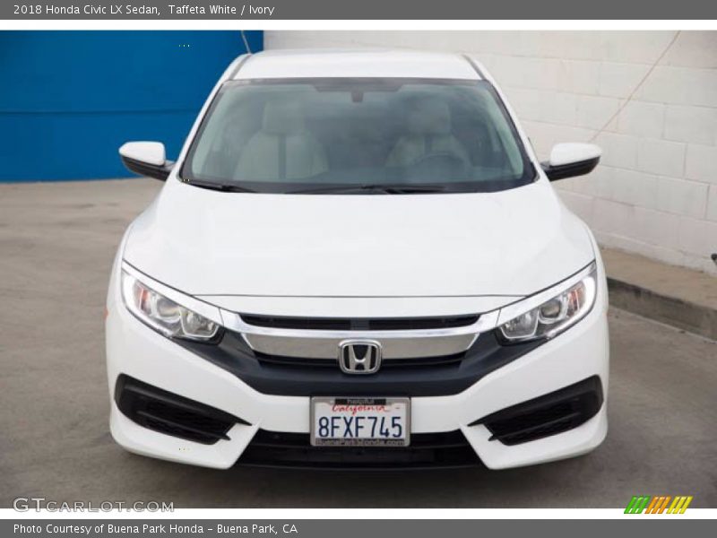 Taffeta White / Ivory 2018 Honda Civic LX Sedan