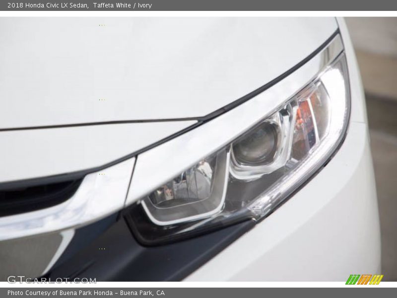 Taffeta White / Ivory 2018 Honda Civic LX Sedan