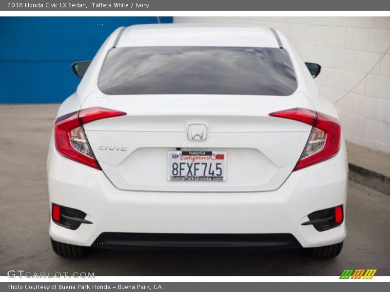 Taffeta White / Ivory 2018 Honda Civic LX Sedan
