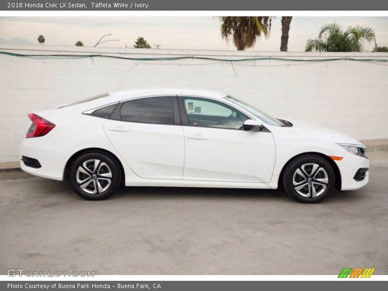 Taffeta White / Ivory 2018 Honda Civic LX Sedan