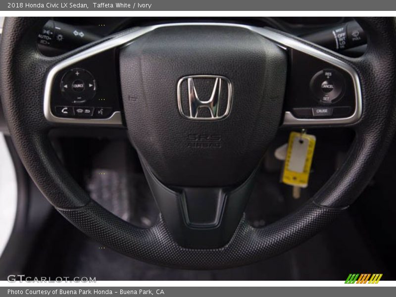 Taffeta White / Ivory 2018 Honda Civic LX Sedan