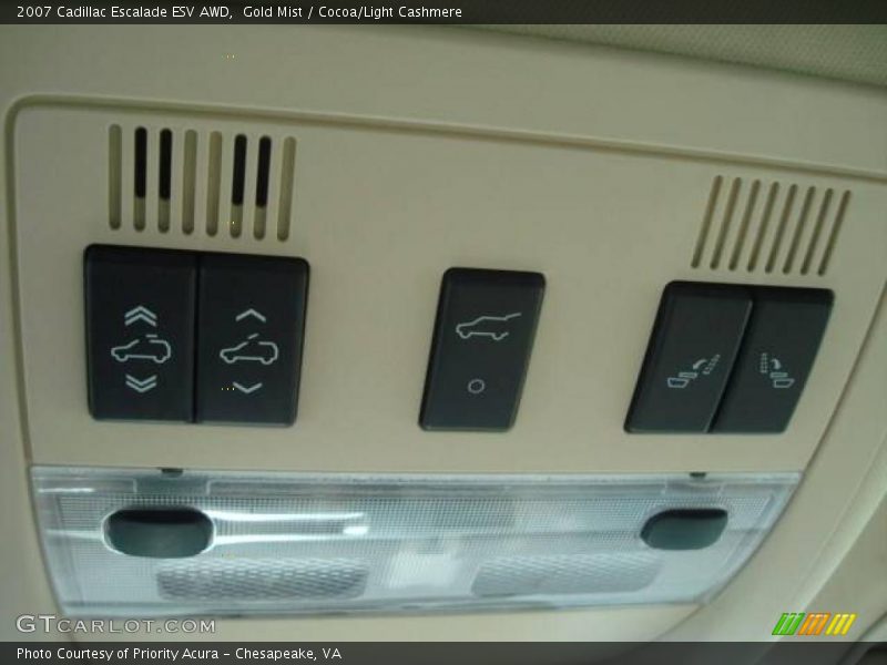 Gold Mist / Cocoa/Light Cashmere 2007 Cadillac Escalade ESV AWD