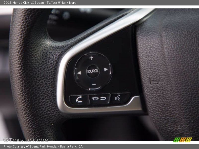 Taffeta White / Ivory 2018 Honda Civic LX Sedan