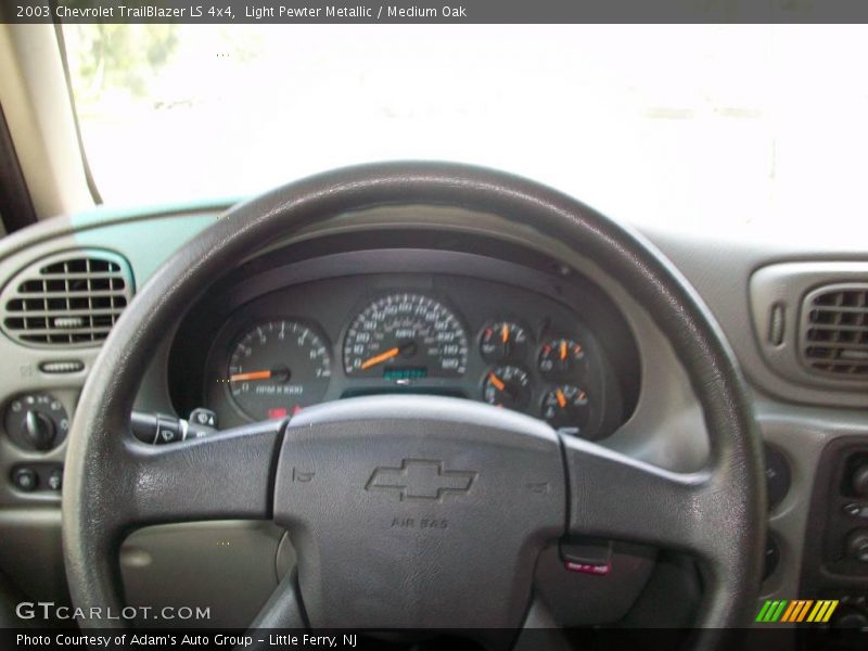 Light Pewter Metallic / Medium Oak 2003 Chevrolet TrailBlazer LS 4x4