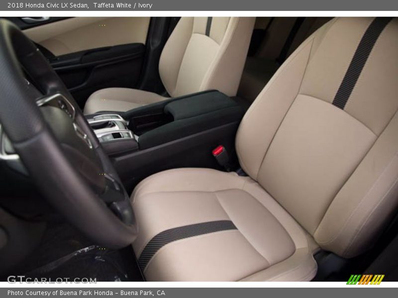 Taffeta White / Ivory 2018 Honda Civic LX Sedan