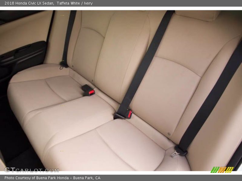 Taffeta White / Ivory 2018 Honda Civic LX Sedan