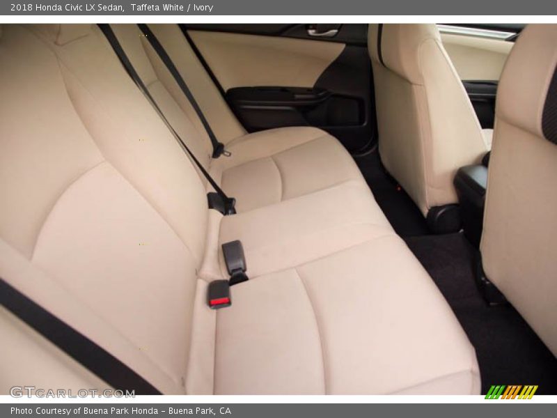 Taffeta White / Ivory 2018 Honda Civic LX Sedan