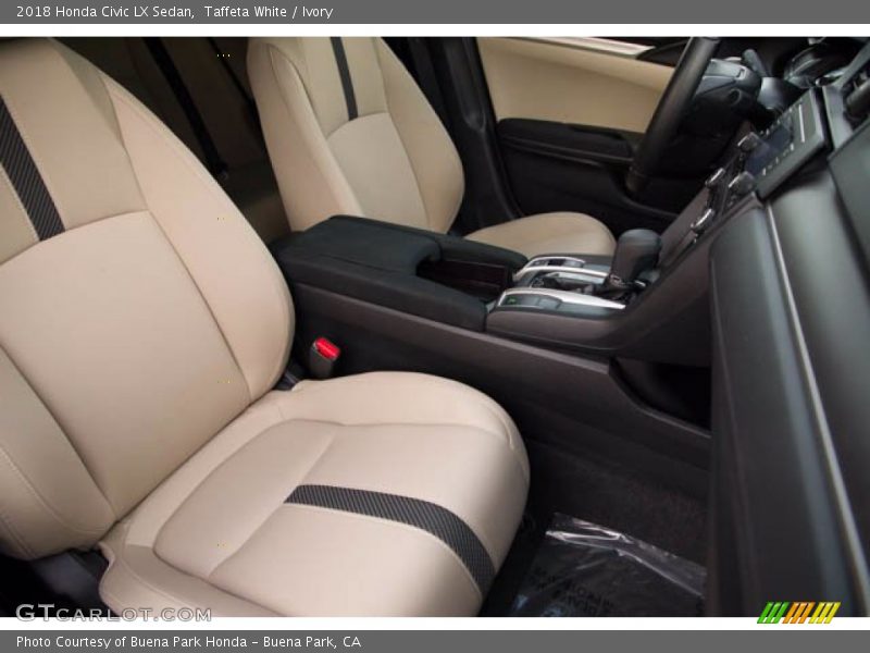 Taffeta White / Ivory 2018 Honda Civic LX Sedan