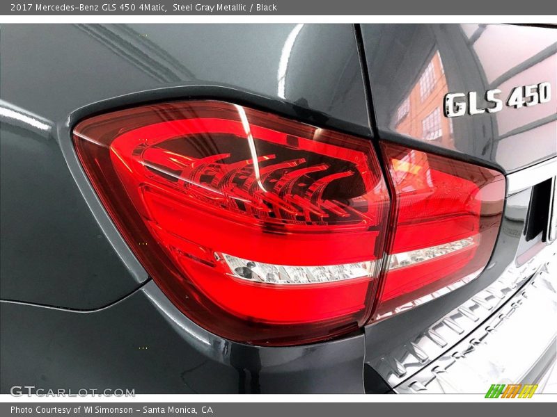 Steel Gray Metallic / Black 2017 Mercedes-Benz GLS 450 4Matic