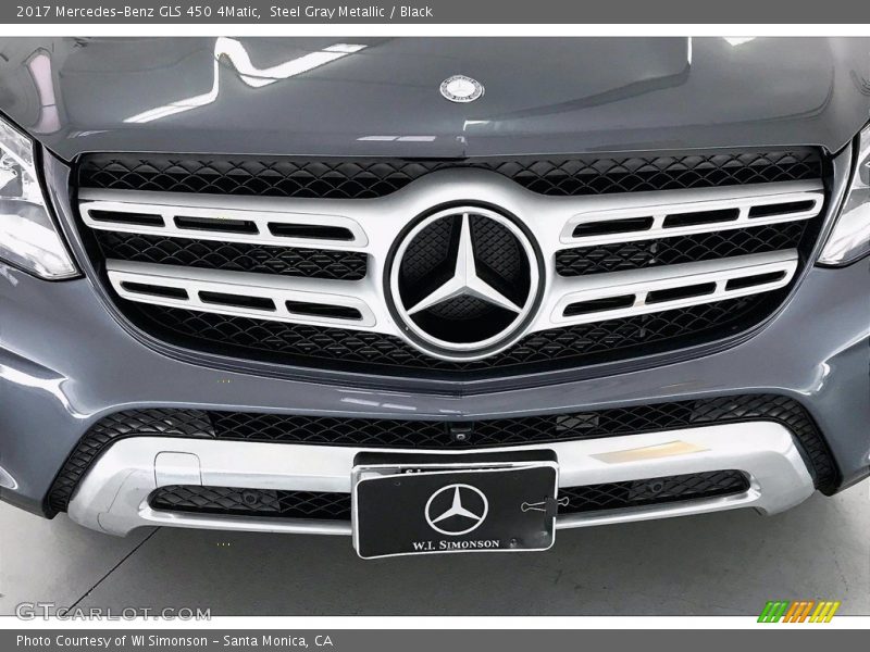Steel Gray Metallic / Black 2017 Mercedes-Benz GLS 450 4Matic