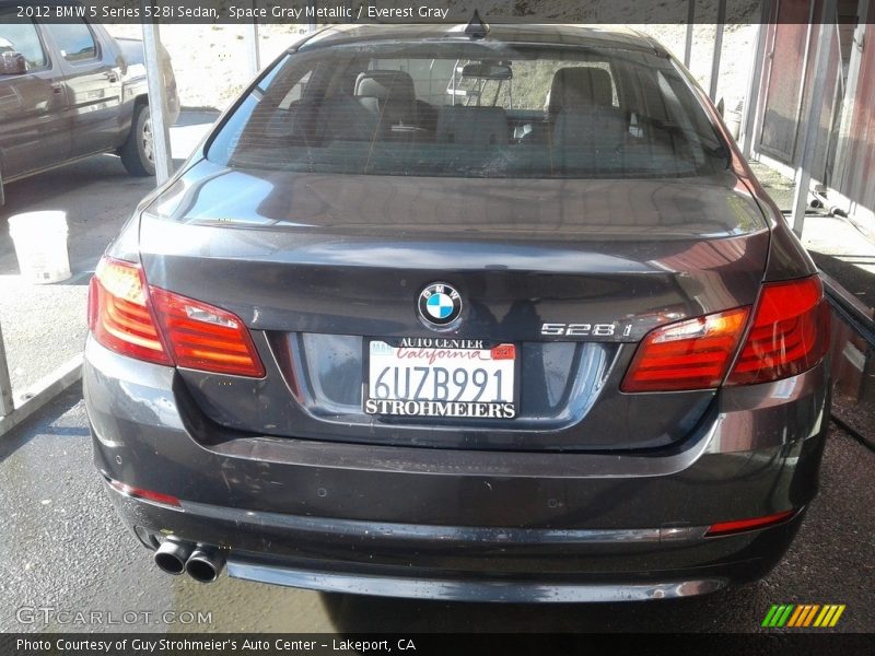 Space Gray Metallic / Everest Gray 2012 BMW 5 Series 528i Sedan
