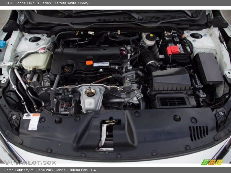 Taffeta White / Ivory 2018 Honda Civic LX Sedan
