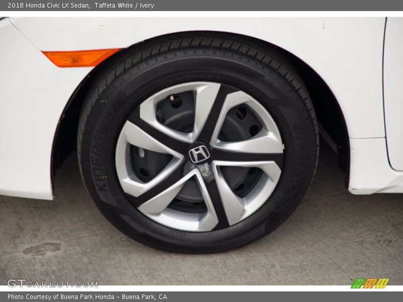 Taffeta White / Ivory 2018 Honda Civic LX Sedan