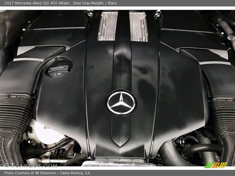 Steel Gray Metallic / Black 2017 Mercedes-Benz GLS 450 4Matic