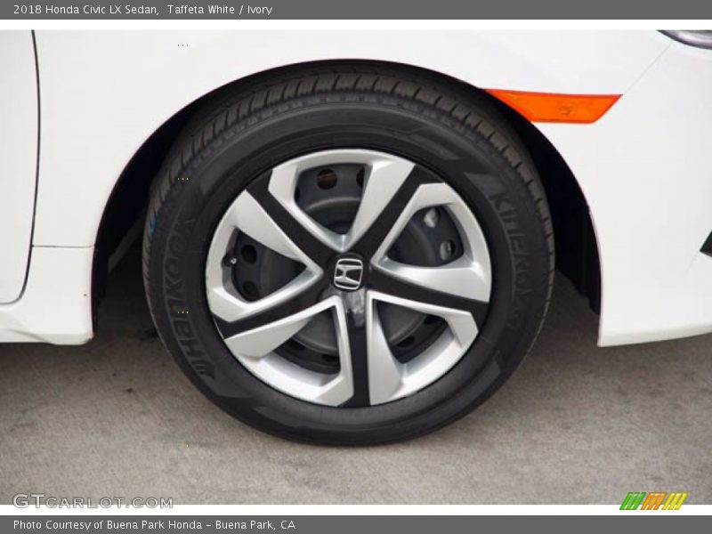 Taffeta White / Ivory 2018 Honda Civic LX Sedan