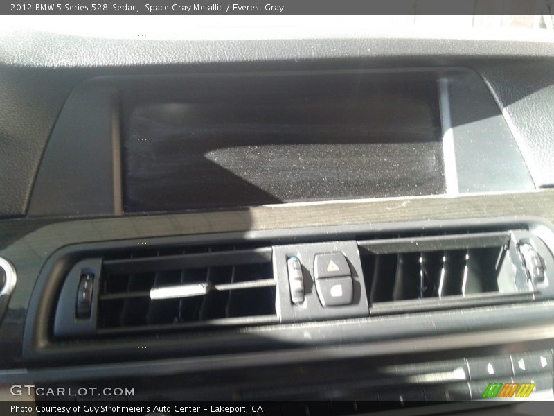 Space Gray Metallic / Everest Gray 2012 BMW 5 Series 528i Sedan