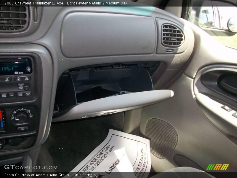 Light Pewter Metallic / Medium Oak 2003 Chevrolet TrailBlazer LS 4x4