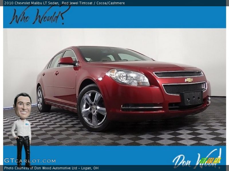 Red Jewel Tintcoat / Cocoa/Cashmere 2010 Chevrolet Malibu LT Sedan