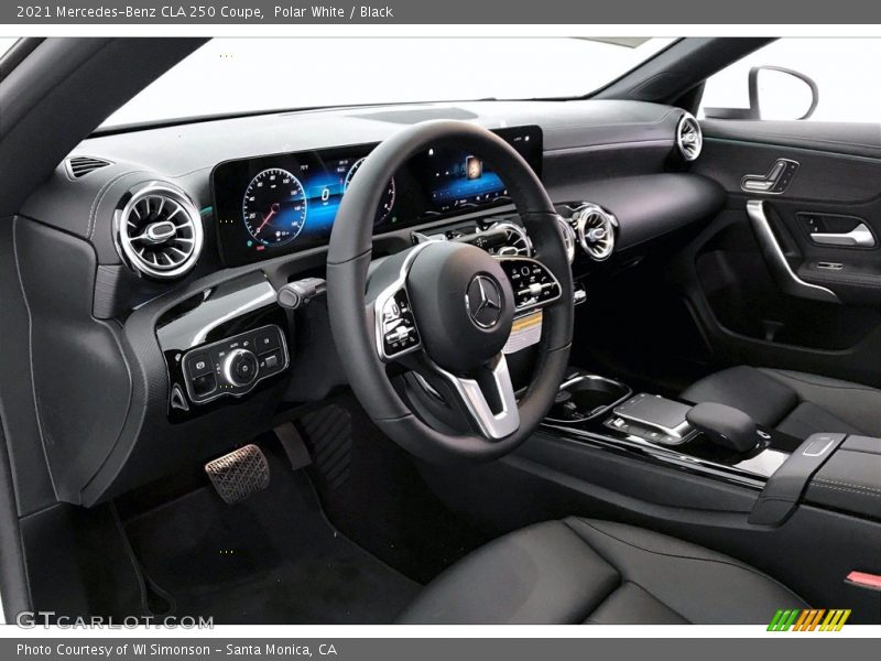 Dashboard of 2021 CLA 250 Coupe