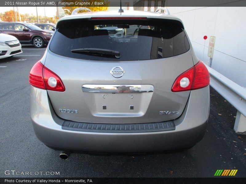 Platinum Graphite / Black 2011 Nissan Rogue SV AWD