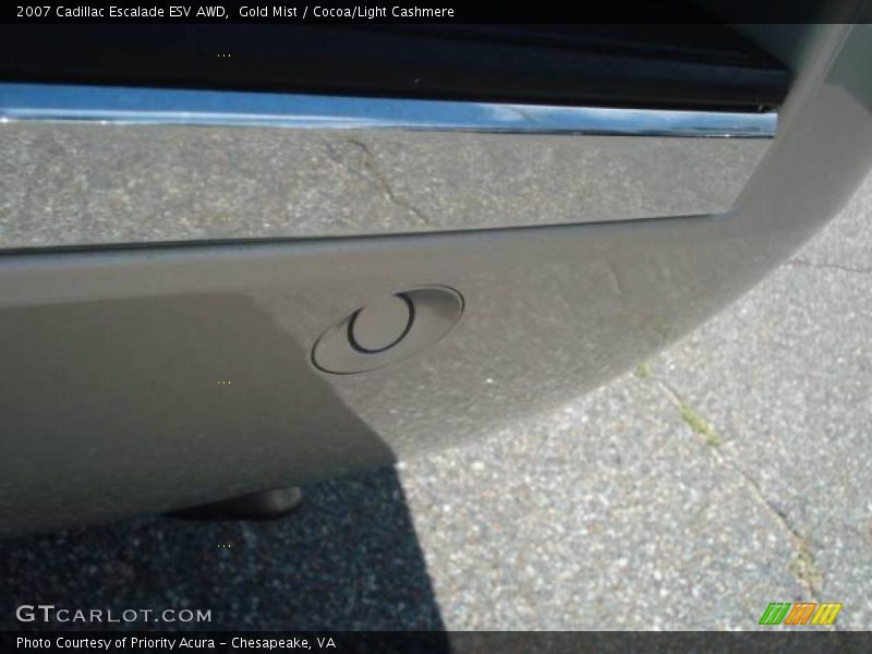Gold Mist / Cocoa/Light Cashmere 2007 Cadillac Escalade ESV AWD