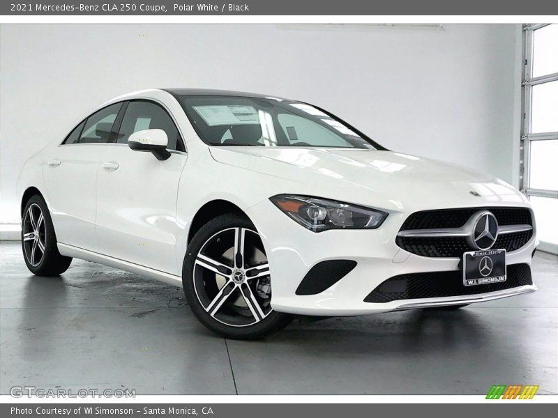 Front 3/4 View of 2021 CLA 250 Coupe