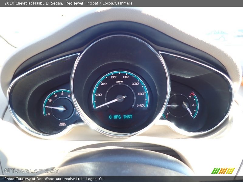 Red Jewel Tintcoat / Cocoa/Cashmere 2010 Chevrolet Malibu LT Sedan