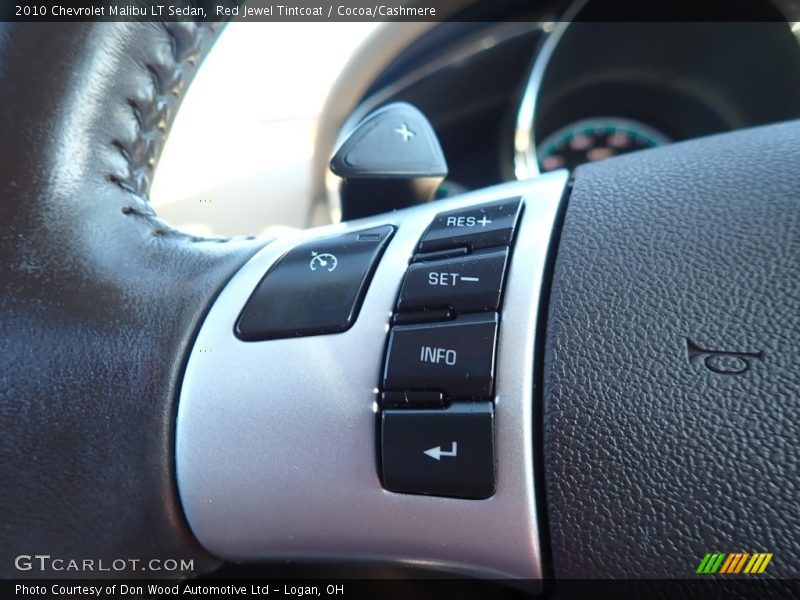 Red Jewel Tintcoat / Cocoa/Cashmere 2010 Chevrolet Malibu LT Sedan