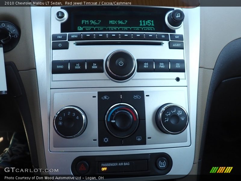Red Jewel Tintcoat / Cocoa/Cashmere 2010 Chevrolet Malibu LT Sedan