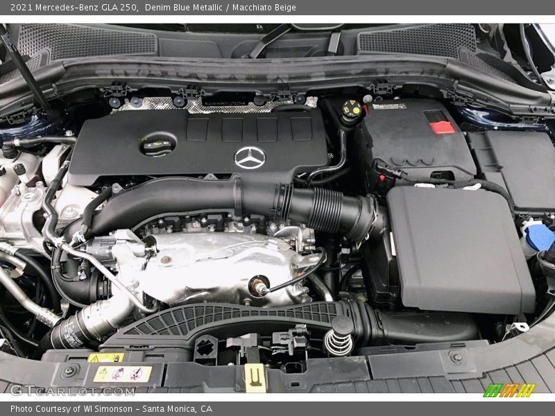 Denim Blue Metallic / Macchiato Beige 2021 Mercedes-Benz GLA 250