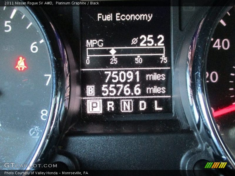 Platinum Graphite / Black 2011 Nissan Rogue SV AWD