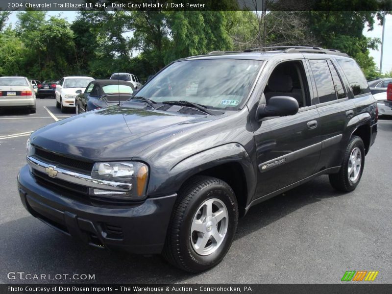 Dark Gray Metallic / Dark Pewter 2004 Chevrolet TrailBlazer LT 4x4