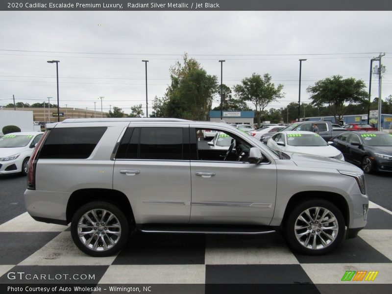 Radiant Silver Metallic / Jet Black 2020 Cadillac Escalade Premium Luxury