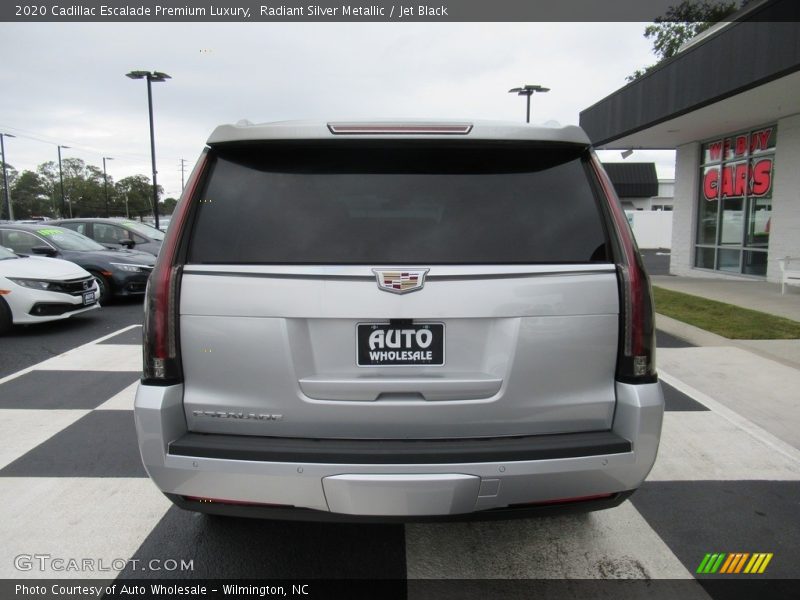 Radiant Silver Metallic / Jet Black 2020 Cadillac Escalade Premium Luxury