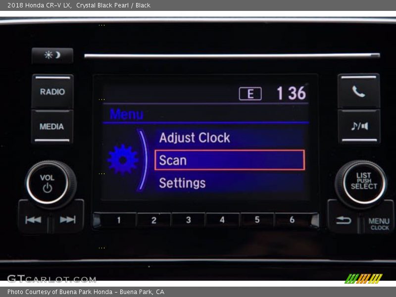 Crystal Black Pearl / Black 2018 Honda CR-V LX