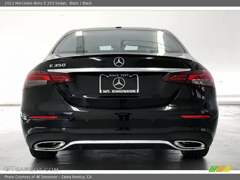 Black / Black 2021 Mercedes-Benz E 350 Sedan