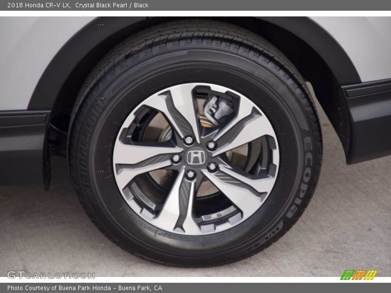 Crystal Black Pearl / Black 2018 Honda CR-V LX