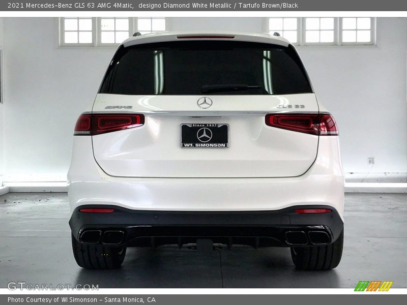 designo Diamond White Metallic / Tartufo Brown/Black 2021 Mercedes-Benz GLS 63 AMG 4Matic