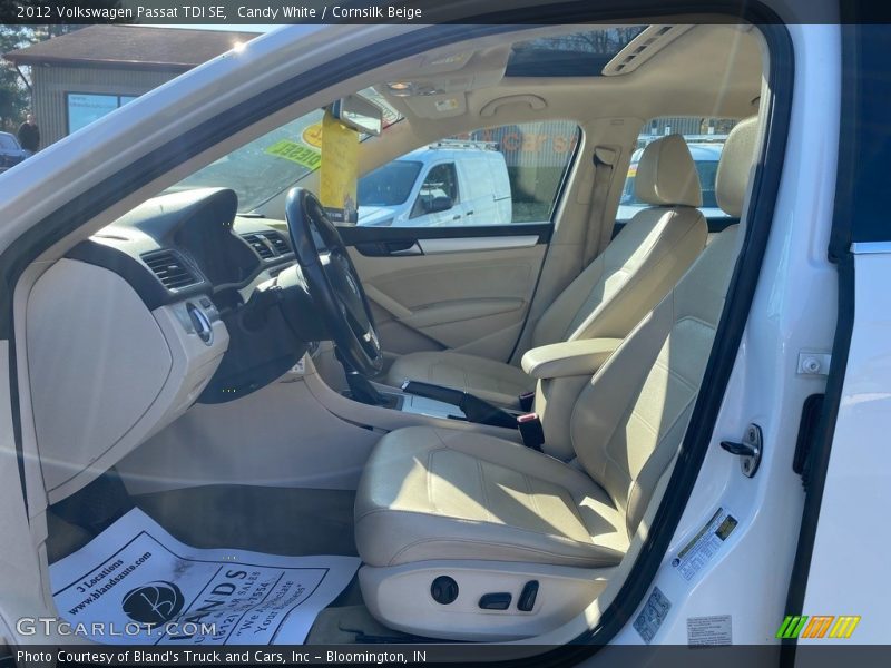 Candy White / Cornsilk Beige 2012 Volkswagen Passat TDI SE