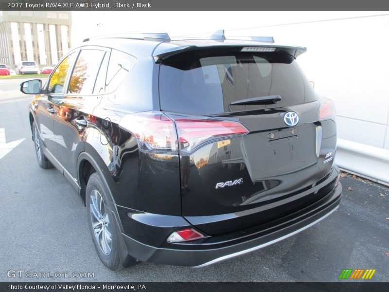 Black / Black 2017 Toyota RAV4 XLE AWD Hybrid