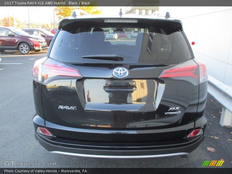 Black / Black 2017 Toyota RAV4 XLE AWD Hybrid