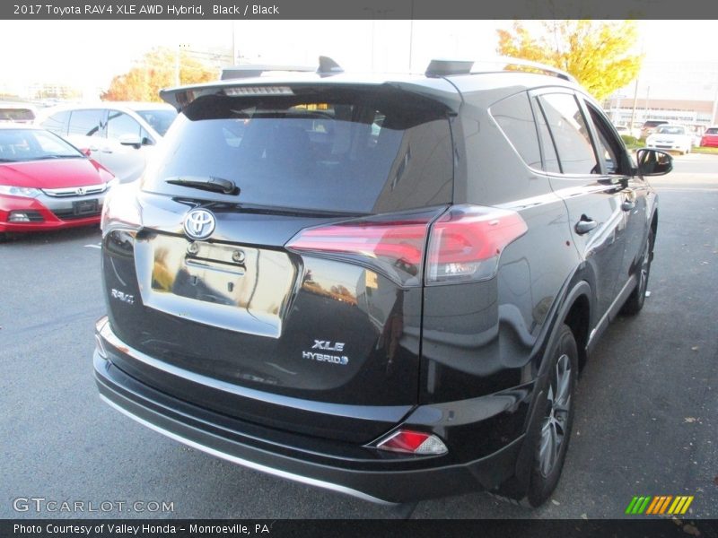 Black / Black 2017 Toyota RAV4 XLE AWD Hybrid