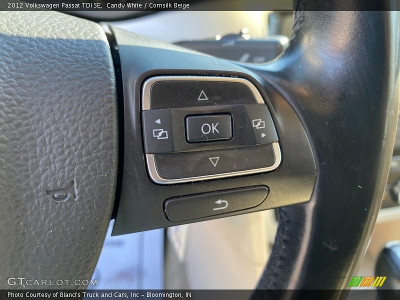 Candy White / Cornsilk Beige 2012 Volkswagen Passat TDI SE